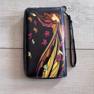 Maxine Noel Sioux Artist Leaf Dancer Travel Wallet Clutch